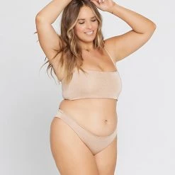 L*Space Shimmer Sandy Bikini Bottom