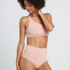 L*Space SWIM Ribbed Celeste Bikini Top