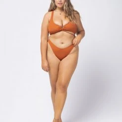 L*Space Ribbed Dax Bikini Top SWIM