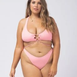 L*Space Ribbed Dax Bikini Top SWIM