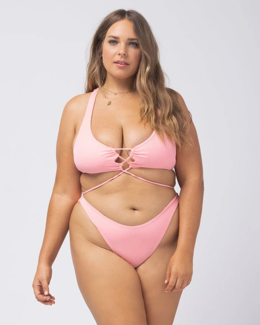 L*Space SWIM Ribbed Cabana Bikini Bottom 30 L*Space SWIM Ribbed Cabana Bikini Bottom