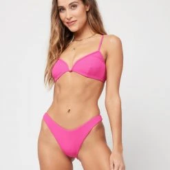 L*Space Ribbed Helena Bikini Top SWIM