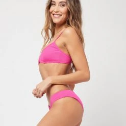 L*Space Ribbed Sandy Bikini Bottom