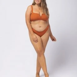 L*Space SWIM Ribbed Lee Lee Bikini Top