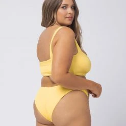 L*Space SWIM Ribbed Lee Lee Bikini Top