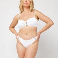 L*Space Ribbed Maya Bikini Top SWIM