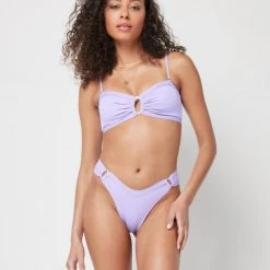 L*Space Ribbed Maya Bikini Top SWIM