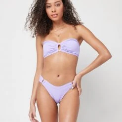 L*Space Ribbed Maya Bikini Top SWIM