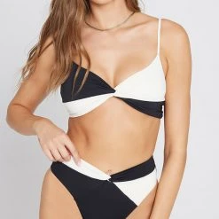 L*Space Color Block Nancy Lee Bikini Bottom SWIM