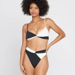 L*Space SWIM Color Block Ringo Bikini Top