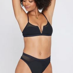 L*Space Ribbed Sadie Bikini Top SWIM