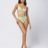 L*Space SWIM Printed Missy Bikini Top