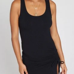 L*Space CLOTHING Sandpiper Ribbed Midi Dress