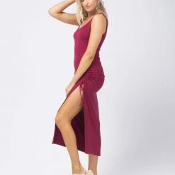 L*Space CLOTHING Sandpiper Ribbed Midi Dress