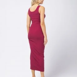 L*Space CLOTHING Sandpiper Ribbed Midi Dress