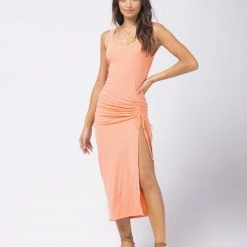 L*Space CLOTHING Sandpiper Ribbed Midi Dress