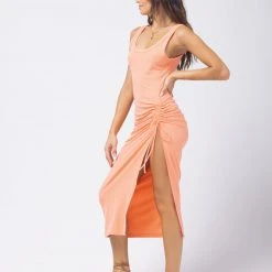 L*Space CLOTHING Sandpiper Ribbed Midi Dress