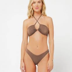 L*Space SWIM Shimmer Cabana Bikini Bottom