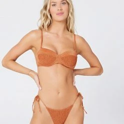 L*Space SWIM Shimmer Aubree Bikini Bottom