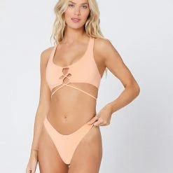 L*Space Terry Cabana Bikini Bottom