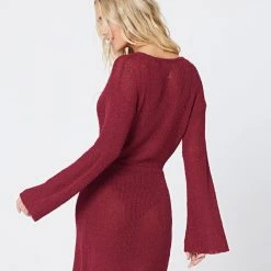 L*Space CLOTHING Topanga Sweater Knit Cover-Up 62 L*Space CLOTHING Topanga Sweater Knit Cover-Up