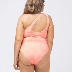 L*Space Two Tone Rib Phoebe One Piece Swimsuit